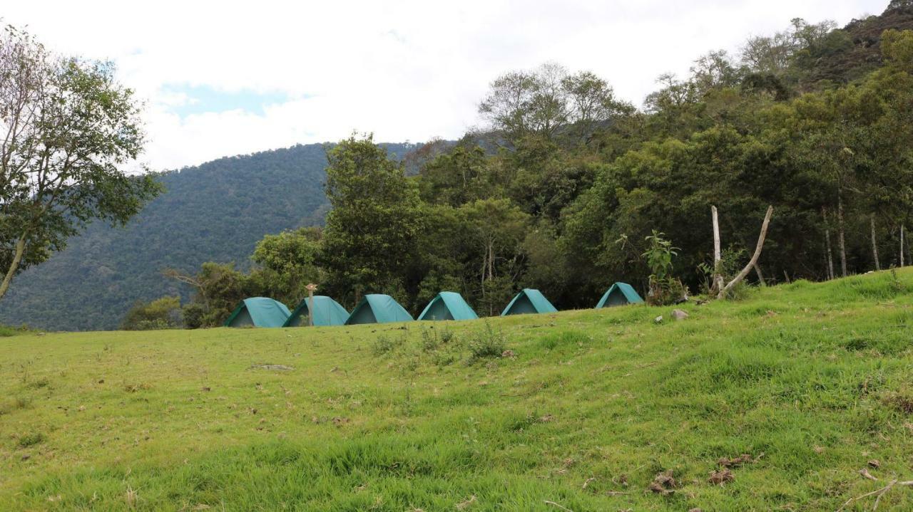 Llactapata Lodge Overlooking Machu Picchu - Camping - Restaurant Salcantay Exterior foto